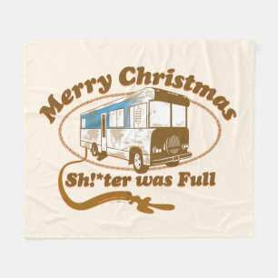 Frohe Weihnachten Sh!*ter war voll Fleecedecke