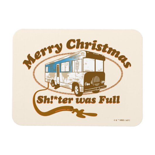 Frohe Weihnachten Sh!*ter war voll Magnet (Horizontal)