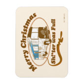 Frohe Weihnachten Sh!*ter war voll Magnet (Vertikal)