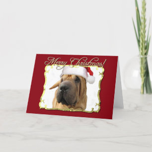Frohe Weihnachten Shar Pei Hund