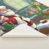Frohe Weihnachten  Sherpadecke (3/4)