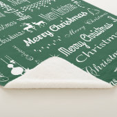 Frohe Weihnachten Sherpadecke (3/4)