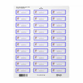 Frohe Weihnachten Shih Tzu mit Snowflake-Adresse (Vorne)