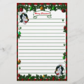 Frohe Weihnachten Shih Tzu stationär! Briefpapier (Vorderseite)