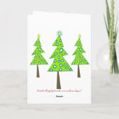 Frohe Weihnachten Sie! (Rückseite)