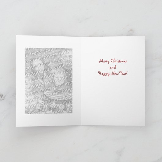 Frohe Weihnachten Sie! (Innenseite)