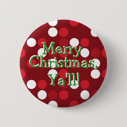 Frohe Weihnachten, Sie! Button (Vorderseite)