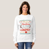 Frohe Weihnachten Sie Filthy Animal Sweatshirt (Vorne ganz)