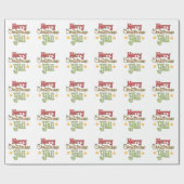 Frohe Weihnachten Sie Geschenkpapier (Flach)