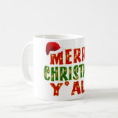 Frohe Weihnachten Sie! Kaffeetasse (Vorderseite Links)