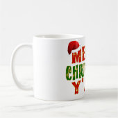 Frohe Weihnachten Sie! Kaffeetasse (Links)