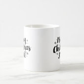 Frohe Weihnachten Sie Kaffeetasse (Mittel)