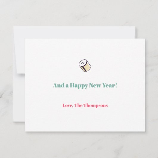 Frohe Weihnachten Sie schmutzig COVID Tier (Rückseite)