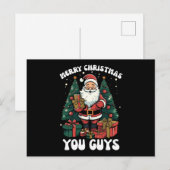 Frohe Weihnachten Sie Typ Weihnachtsmann (Vorne/Hinten)