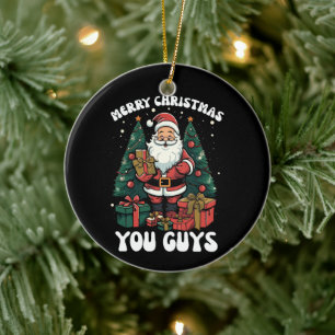 Frohe Weihnachten Sie Typ Weihnachtsmann Keramik Ornament