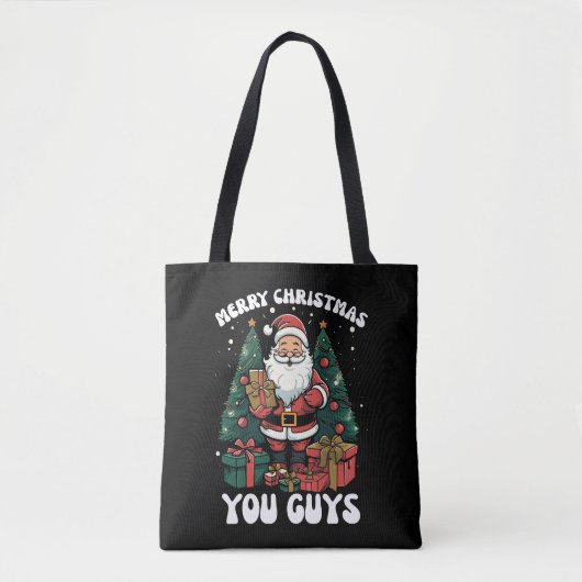 Frohe Weihnachten Sie Typ Weihnachtsmann Tasche (Vorderseite)