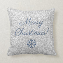 Frohe Weihnachten Silver Gray Glitzer Texture
