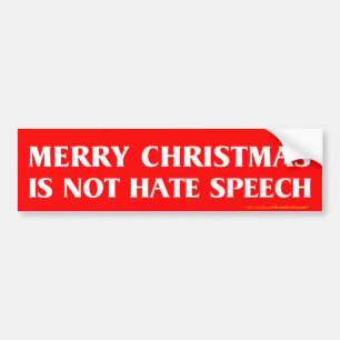 Frohe Weihnachten sind nicht Autoaufkleber