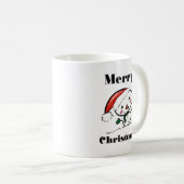 Frohe Weihnachten Singing Bird Kaffeetasse (VorderseiteRechts)
