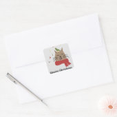 Frohe Weihnachten Singing Cat Sticker (Umschlag)