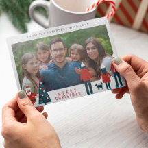 Frohe Weihnachten skandinavisches lustiges Foto