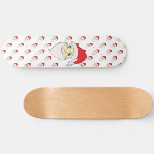 Frohe Weihnachten Skateboard (Horizontal)