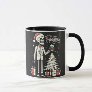Frohe Weihnachten Skeleton Tasse