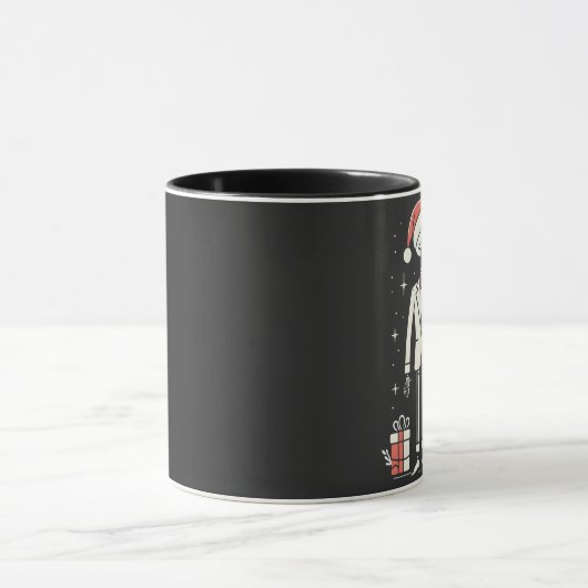 Frohe Weihnachten Skeleton Tasse (Zentrum)