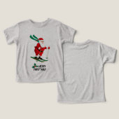 Frohe Weihnachten Skifahren Weihnachten Weihnachts (Design Vorderseite & Rückseite)