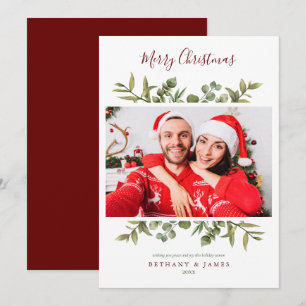 Frohe Weihnachten Skript Grünzeug Paare Foto