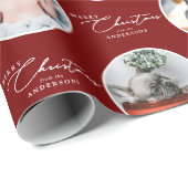 Frohe Weihnachten Skript Individueller Text 28 Fot Geschenkpapier (Rolleneckpunkt)