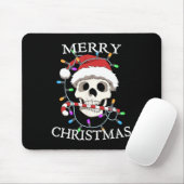 Frohe Weihnachten Skull Skeleton Männer Frauen Mousepad (Mit Mouse)