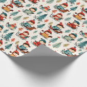 Frohe Weihnachten | Sledchildren Weihnachten Geschenkpapier (Ecke)