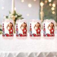 Frohe Weihnachten SlipperyJoe rot weiß silber Gesc
