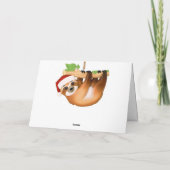 Frohe Weihnachten Sloth (Rückseite)