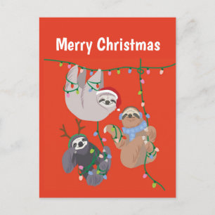 Frohe Weihnachten Sloth