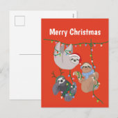 Frohe Weihnachten Sloth (Vorne/Hinten)