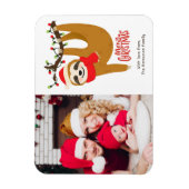 Frohe Weihnachten Sloth Personalisiertes Foto Magnet (Vertikal)