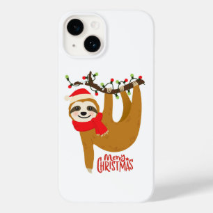 Frohe Weihnachten Sloth   Urlaub Case-Mate iPhone 14 Hülle
