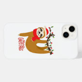 Frohe Weihnachten Sloth | Urlaub Case-Mate iPhone Hülle (Rückseite (Horizontal))