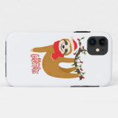 Frohe Weihnachten Sloth | Urlaub Case-Mate iPhone Hülle (Rückseite (Horizontal))