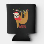 Frohe Weihnachten Sloth | Urlaub Dosenkühler (Rückseite)