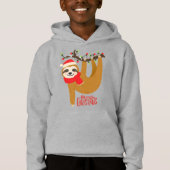 Frohe Weihnachten Sloth | Urlaub Hoodie (Vorderseite)