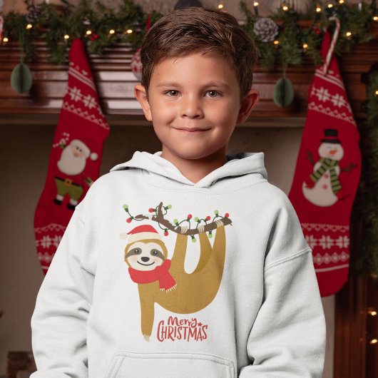 Frohe Weihnachten Sloth | Urlaub Hoodie