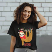 Frohe Weihnachten Sloth | Urlaub Tri-Blend Shirt