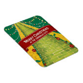 Frohe Weihnachten Smaragdstadt Feiertag Magnet (Rechte Seite)