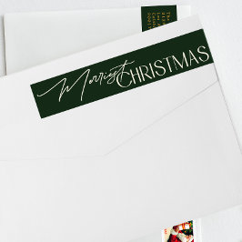 Frohe Weihnachten Smarald Green Rücksendeadresse