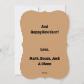 Frohe Weihnachten Snowman (Rückseite)