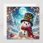 Frohe Weihnachten Snowman (Vorne/Hinten)