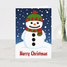 Frohe Weihnachten Snowman